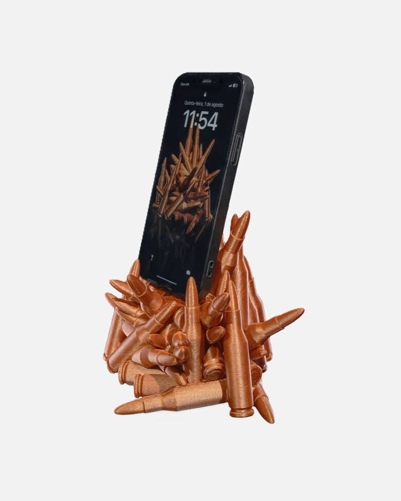 Telefona turētājs ar uzlādes iespēju